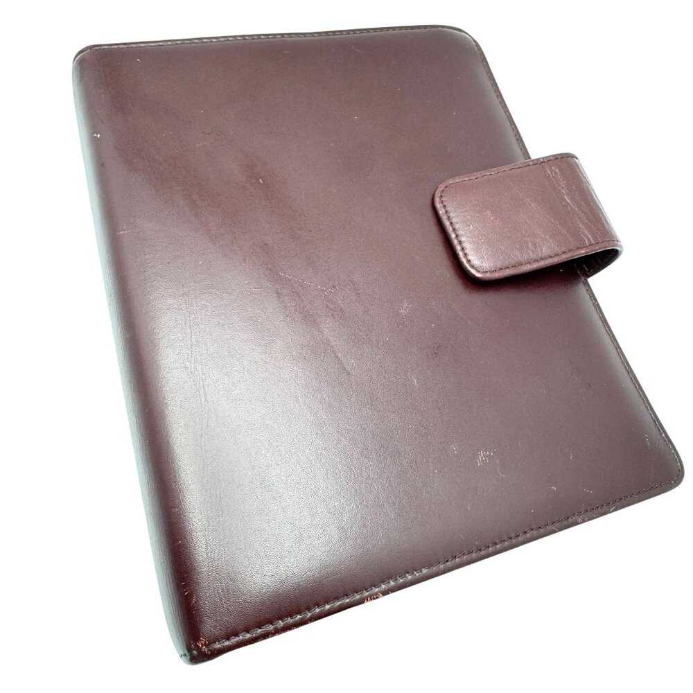 Day Runner Genuine Leather Classic Size Planner Binder Organizer
